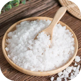 Bát muối trắng